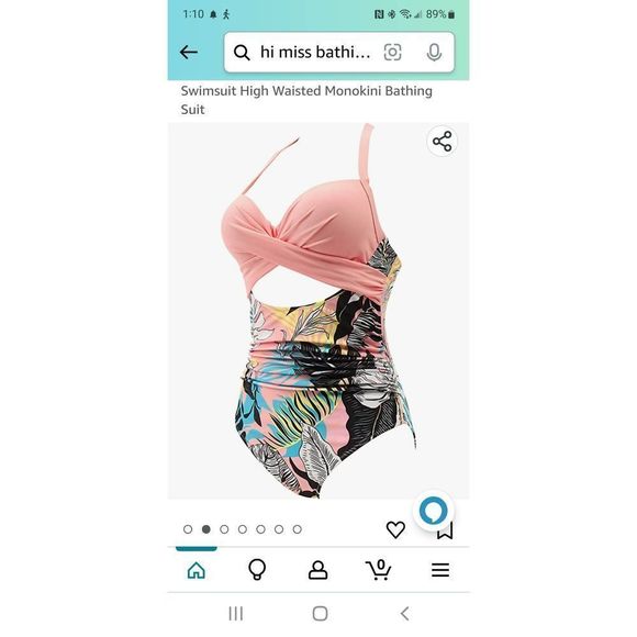 NWOT CUPSHE ONE PIECE SWIMSUIT - Picture 2 of 3